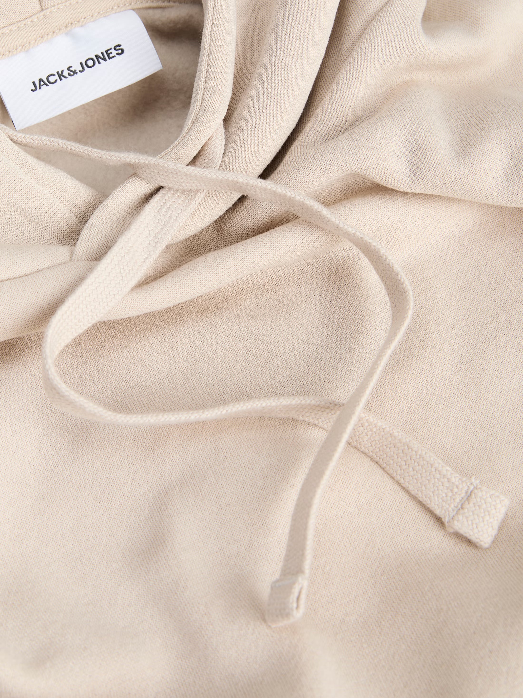 Jack&Jones Cleveland Sweat Hoodie in Light Grey / Moonbeam