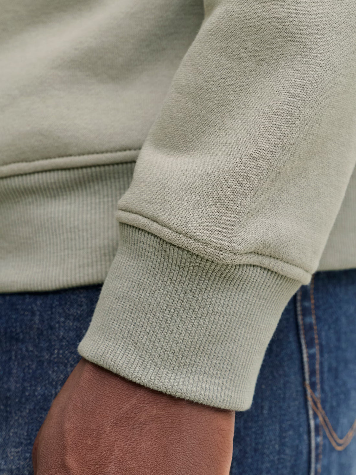 Jack&Jones Cleveland Sweat Hoodie in Grey / Vetiver