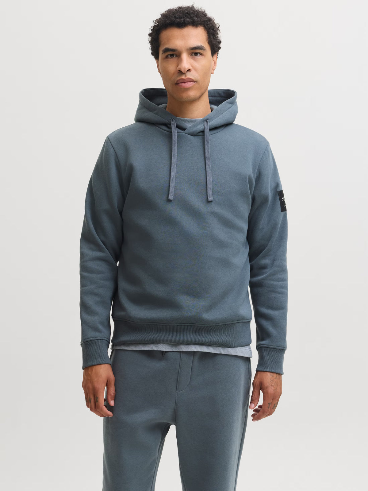 Jack&Jones Cleveland Sweat Hoodie in Grey / Turbulence
