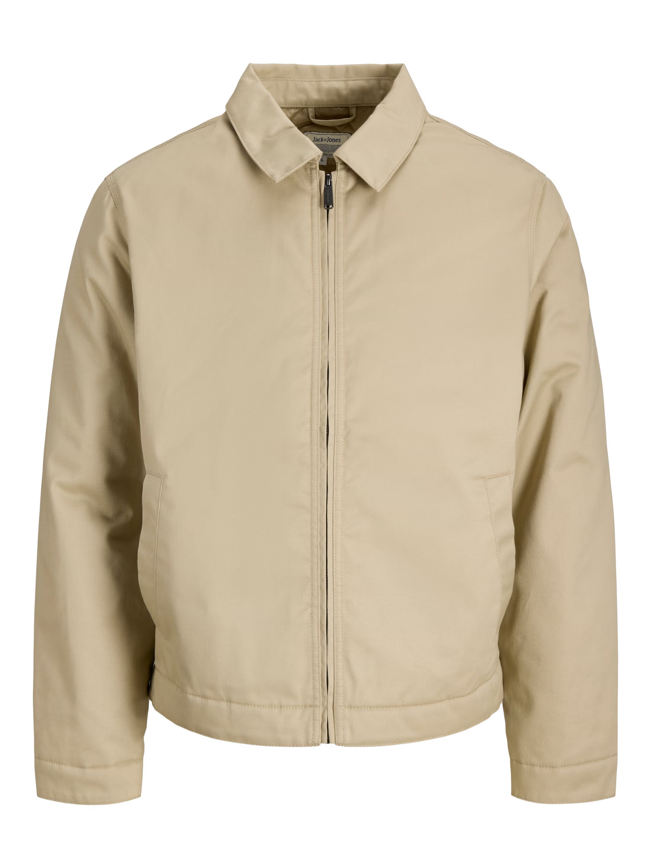 Jack&Jones Colton Padded classic workwear Jacket in Beige / Fields Of Rye