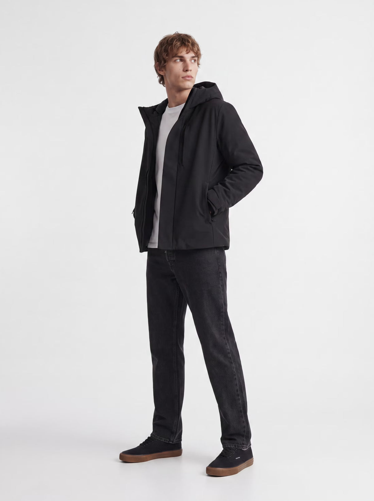 Jack & Jones Ekeen Hooded Jacket Black