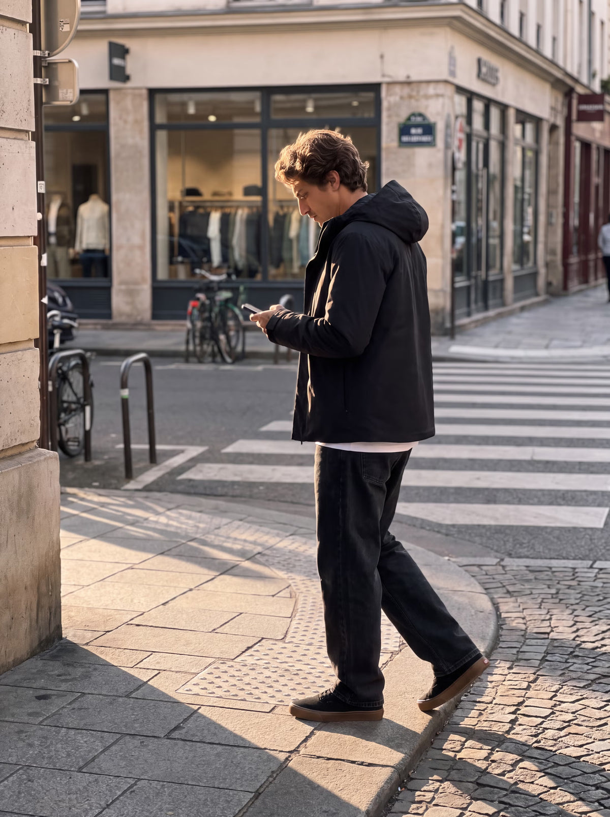 Jack & Jones Ekeen Hooded Jacket Black