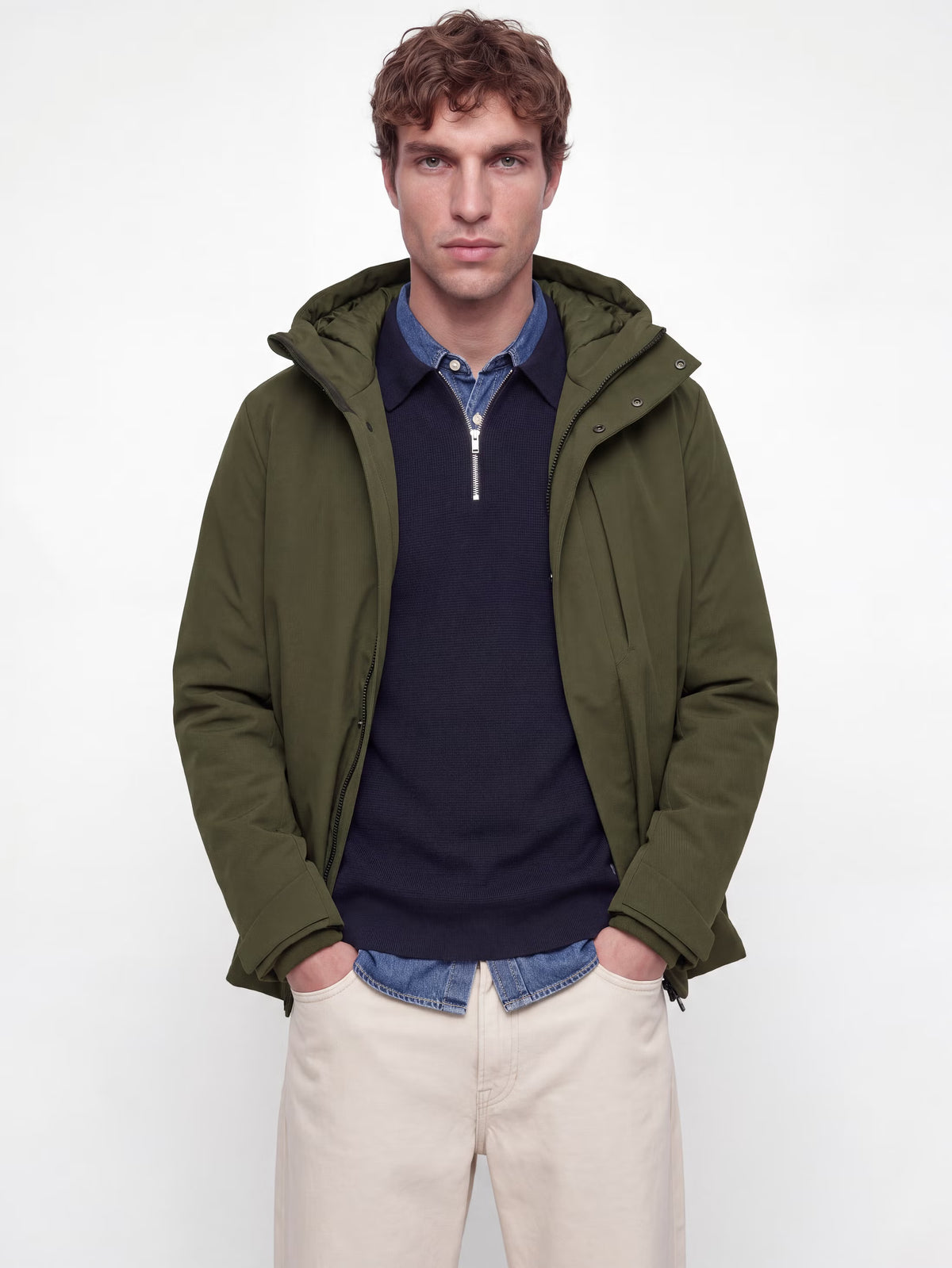 Jack & Jones Ekeen Hooded Jacket Grape Leaf Green