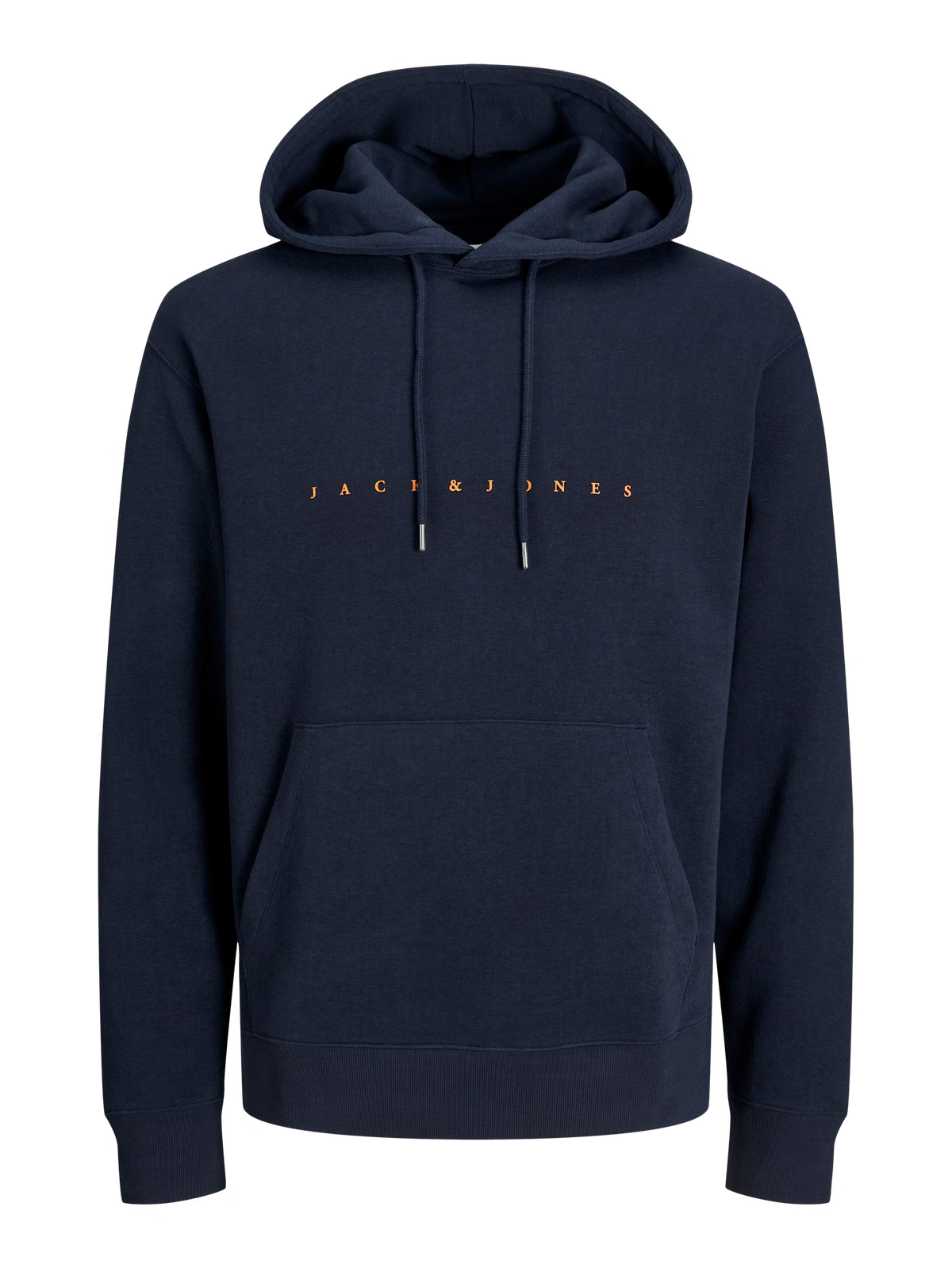 Jack&Jones Star Logo Hoodie in Blue / Dark navy
