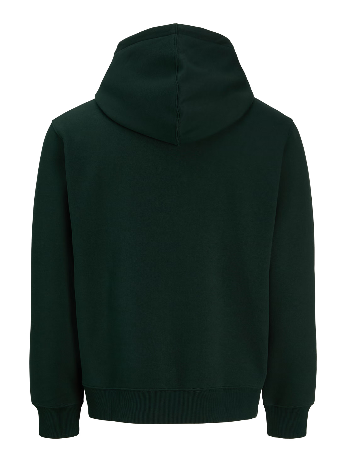 Jack&Jones Star Logo Hoodie in Green / Scarab