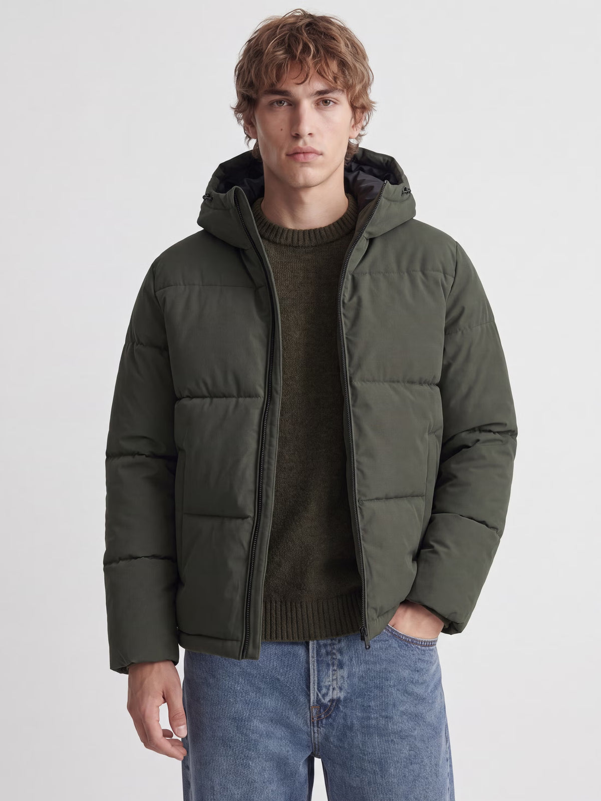 Jack & Jones Galaxy Insulated Puffer Jacket Green Rosin
