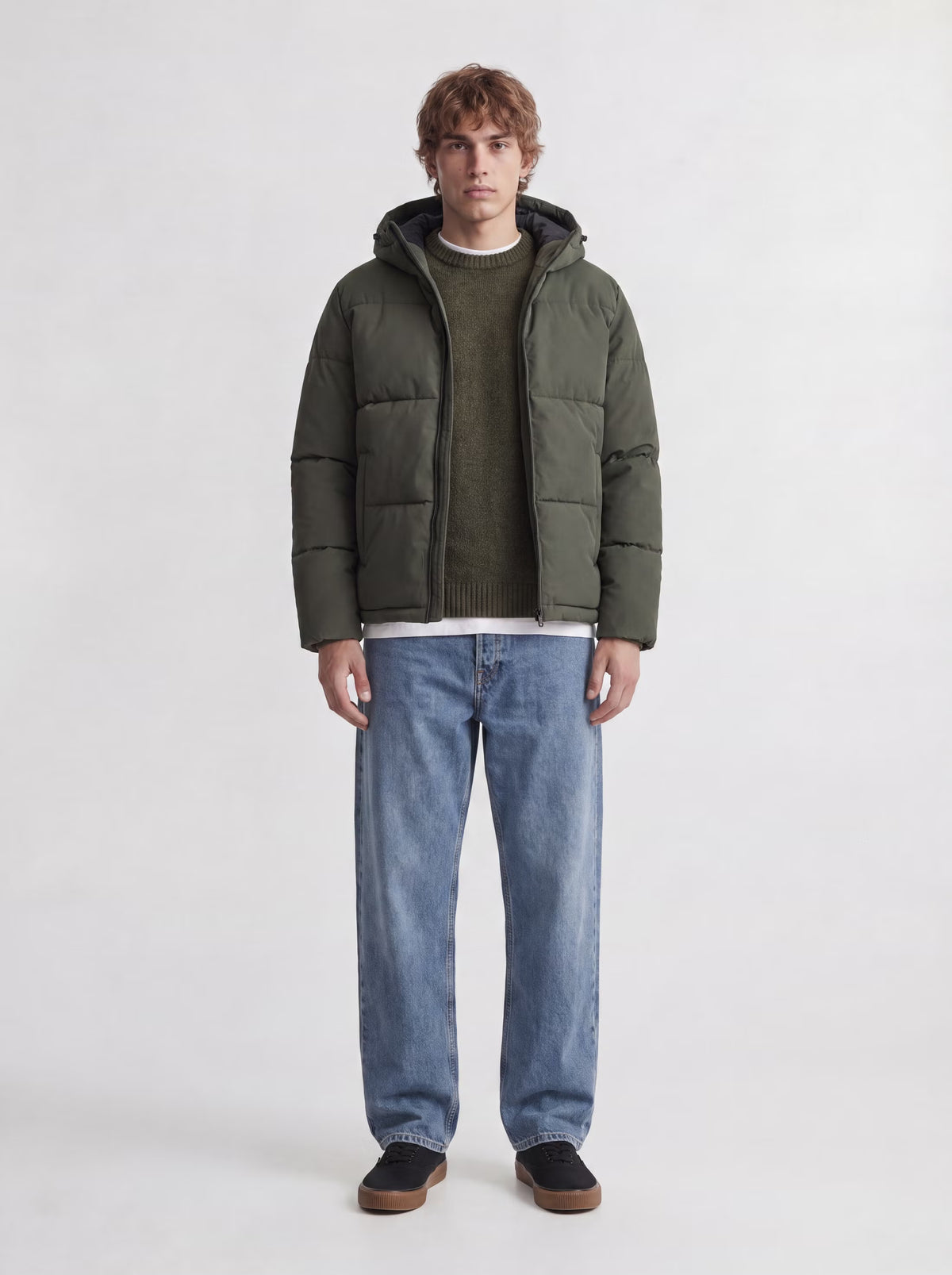 Jack & Jones Galaxy Insulated Puffer Jacket Green Rosin