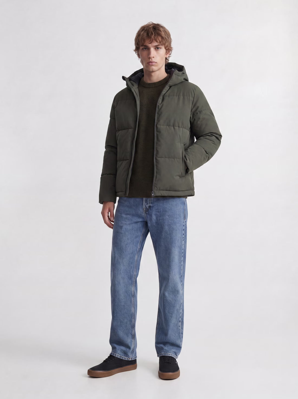 Jack & Jones Galaxy Insulated Puffer Jacket Green Rosin