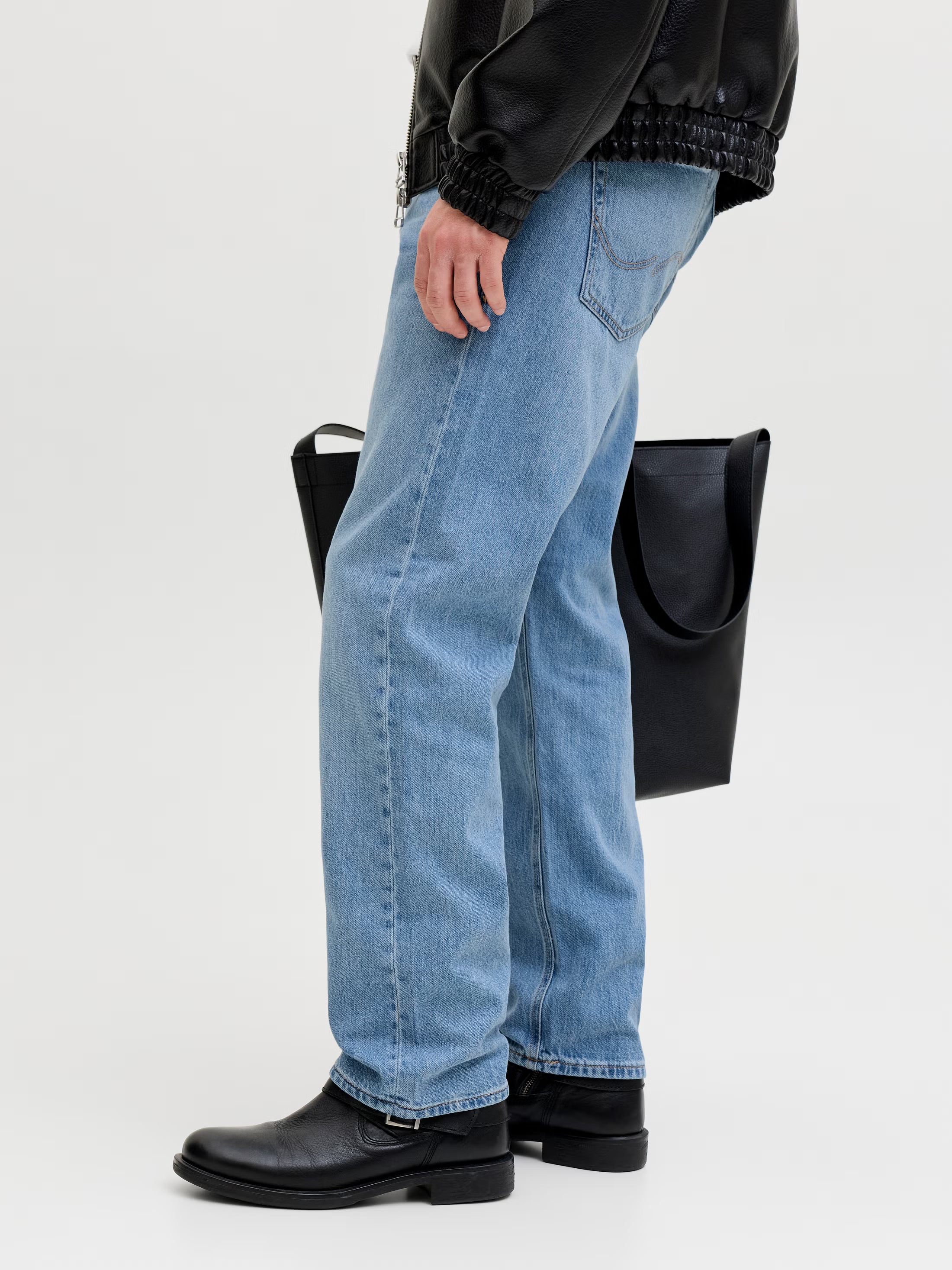 Jack&Jones JJICHRIS JJORIGINAL NS 916 Relaxed Fit Jeans - BLUE DENIM