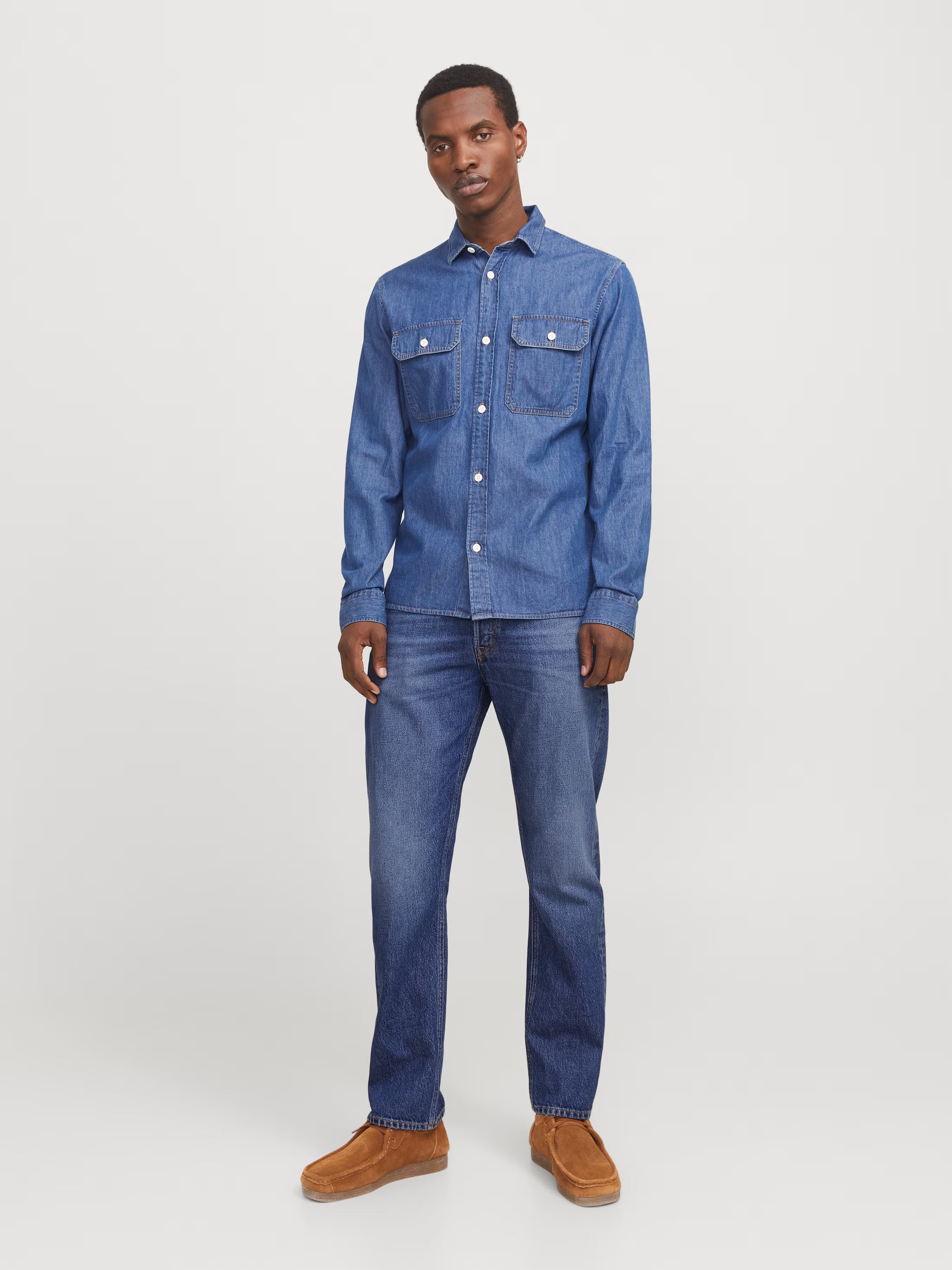 Jack&Jones JJICHRIS JJORIGINAL SBD 632 NOOS Relaxed Fit Jeans - BLUE DENIM
