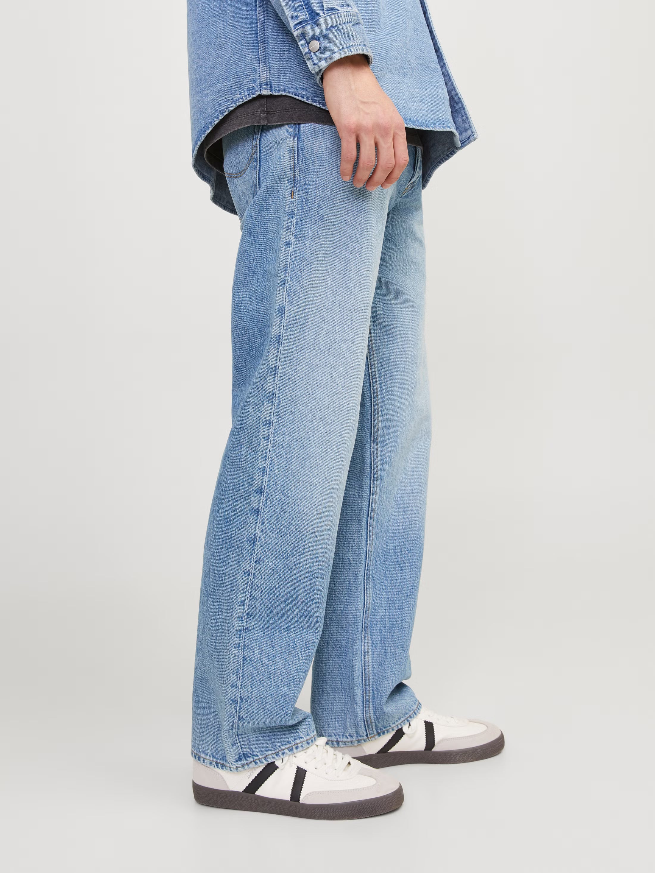 Jack&Jones JJIEDDIE JJORIGINAL SBD 326 Loose fit jeans - BLUE DENIM
