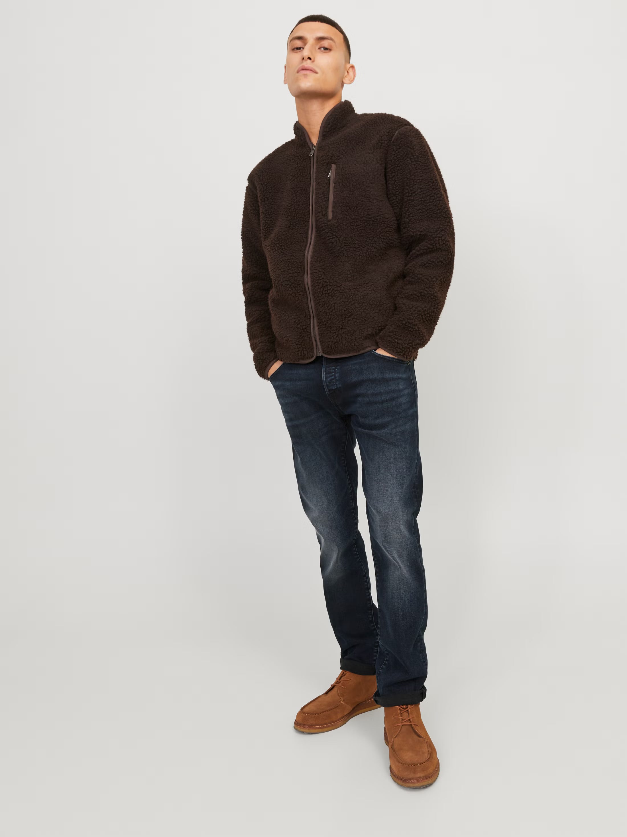 Jack&Jones JJIGLENN JJFOX 50SPS CB 104 Slim fit jeans - BLUE DENIM