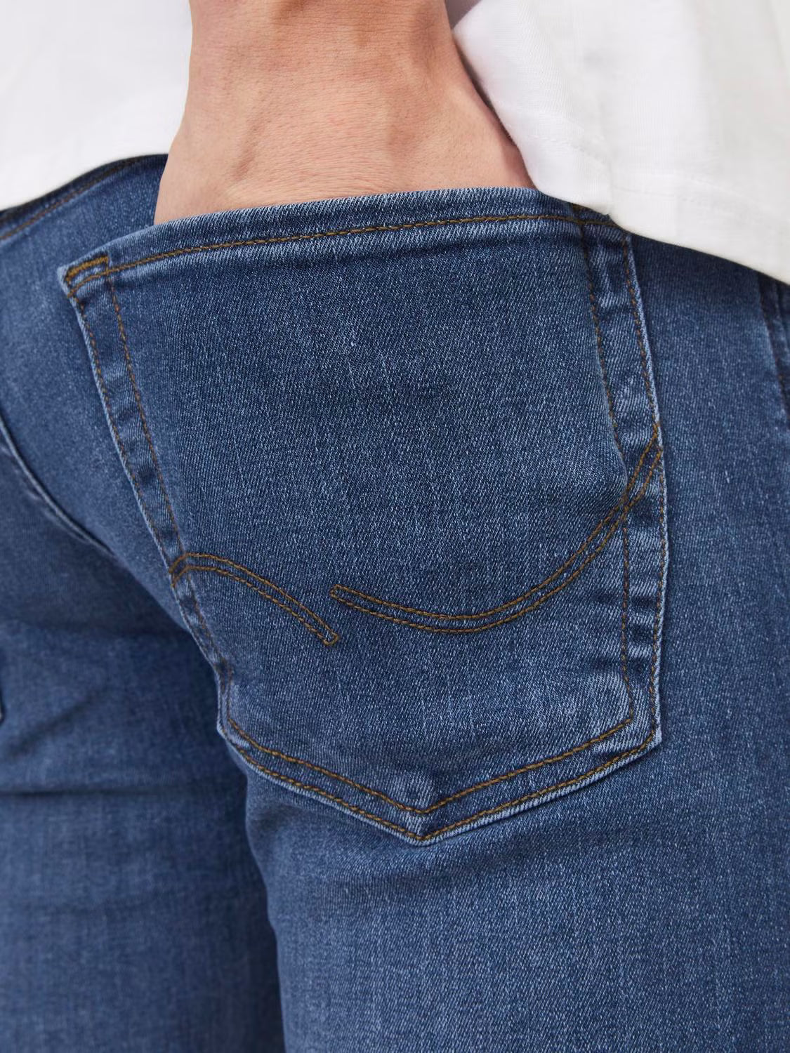 Jack&Jones JJIGLENN JJORIGINAL CB 814 Slim fit jeans - BLUE DENIM