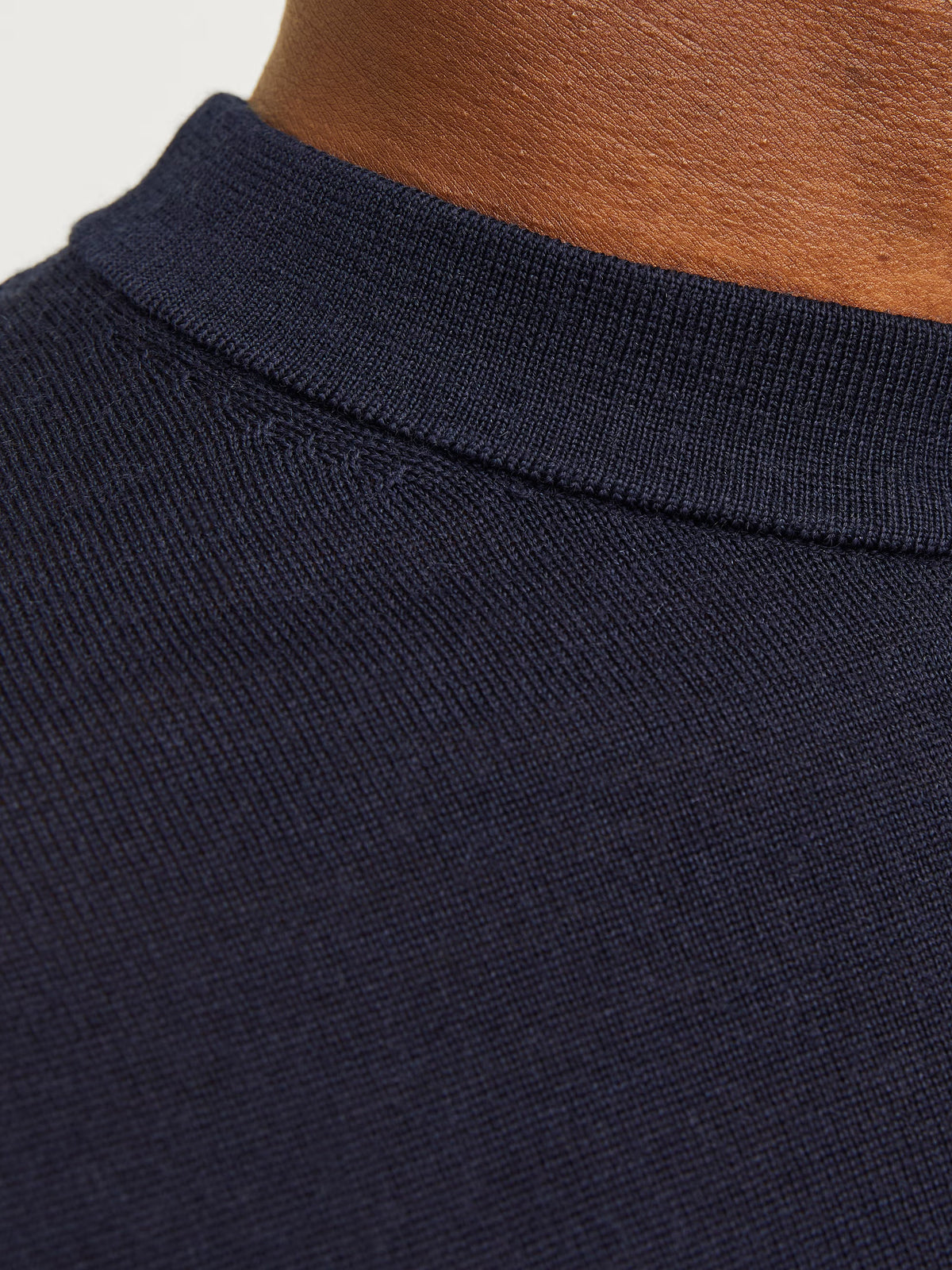 Jack&Jones Milano Plain Knitted pullover Crew Neck NIGHT SKY