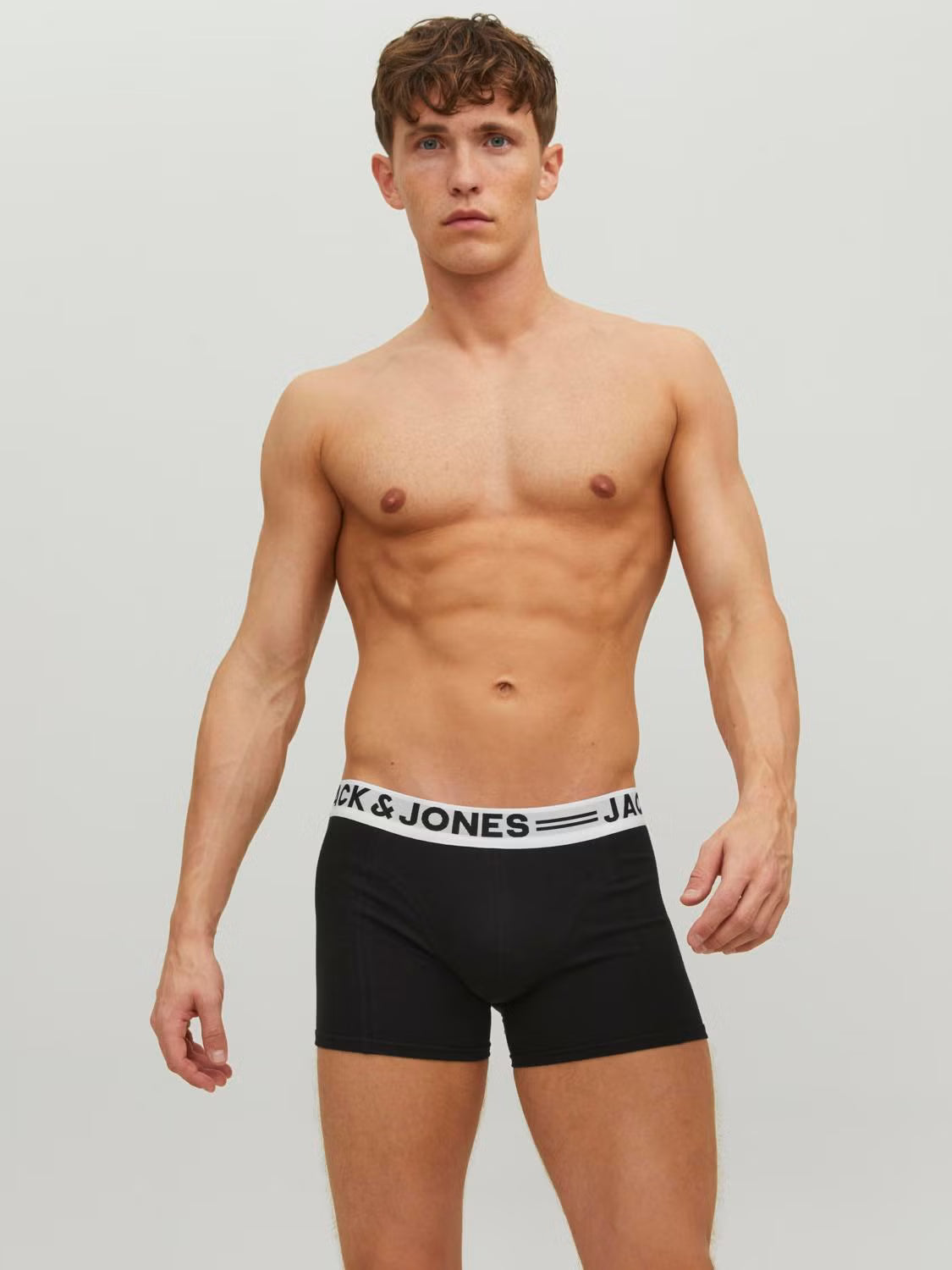 Jack&Jones Sense 3 Pack Boxer short - BLACK/WHITE