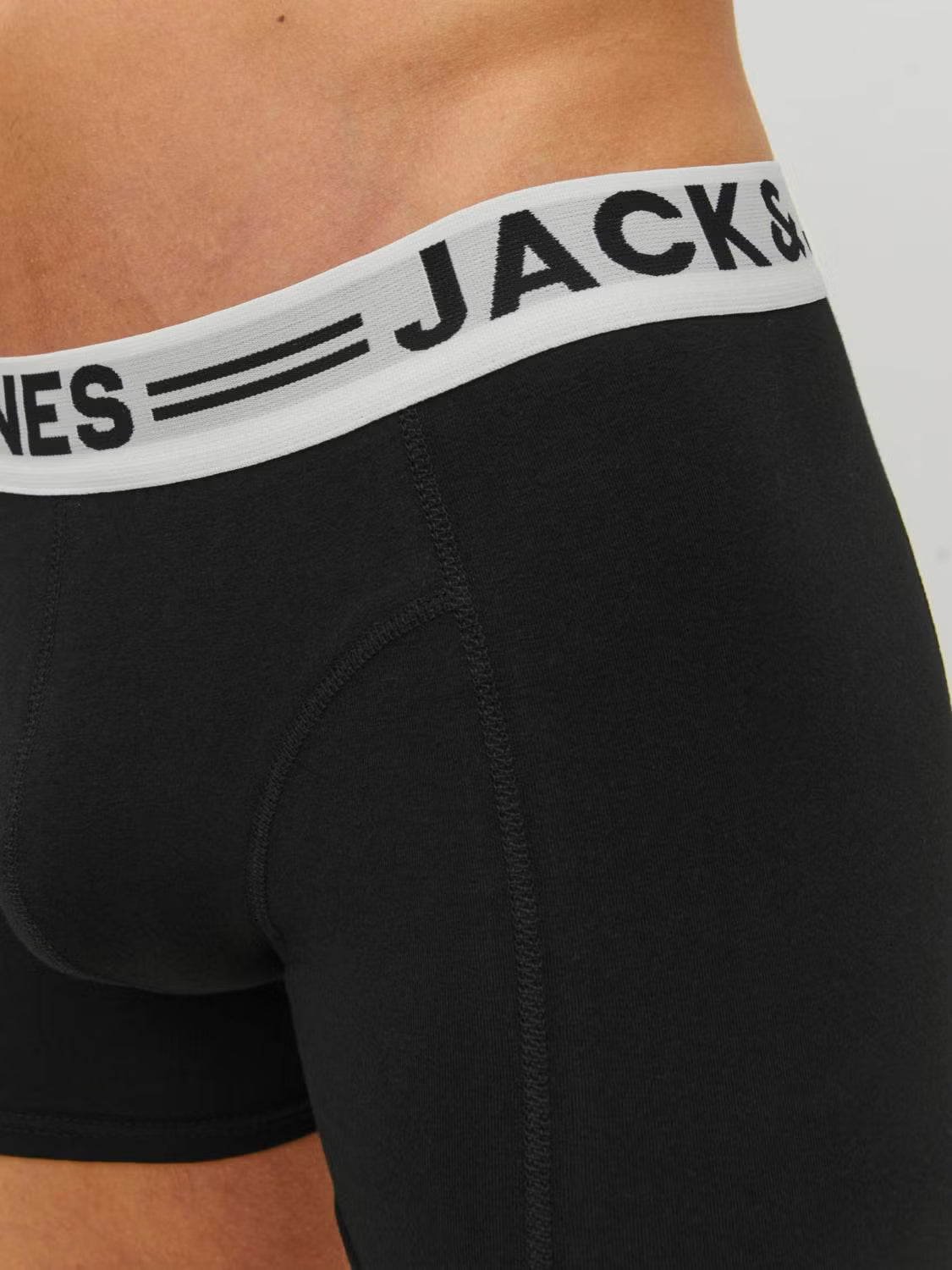 Jack&Jones Sense 3 Pack Boxer short - BLACK/WHITE