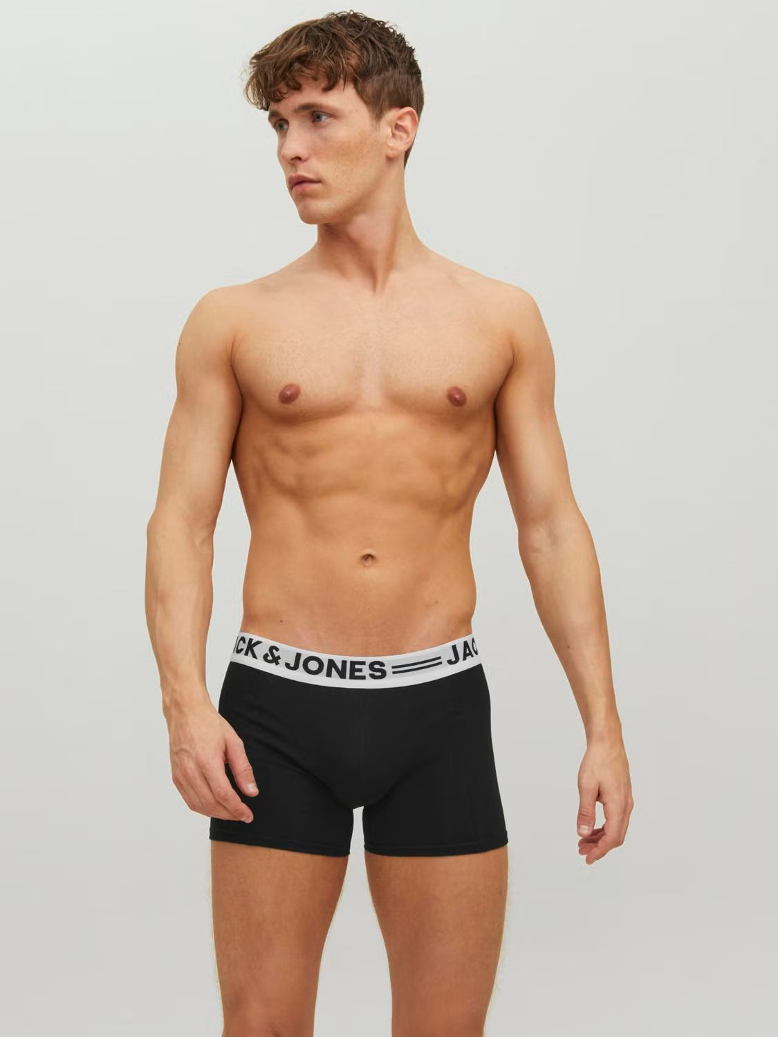 Jack&Jones Sense 3 Pack Boxer short - BLACK/WHITE