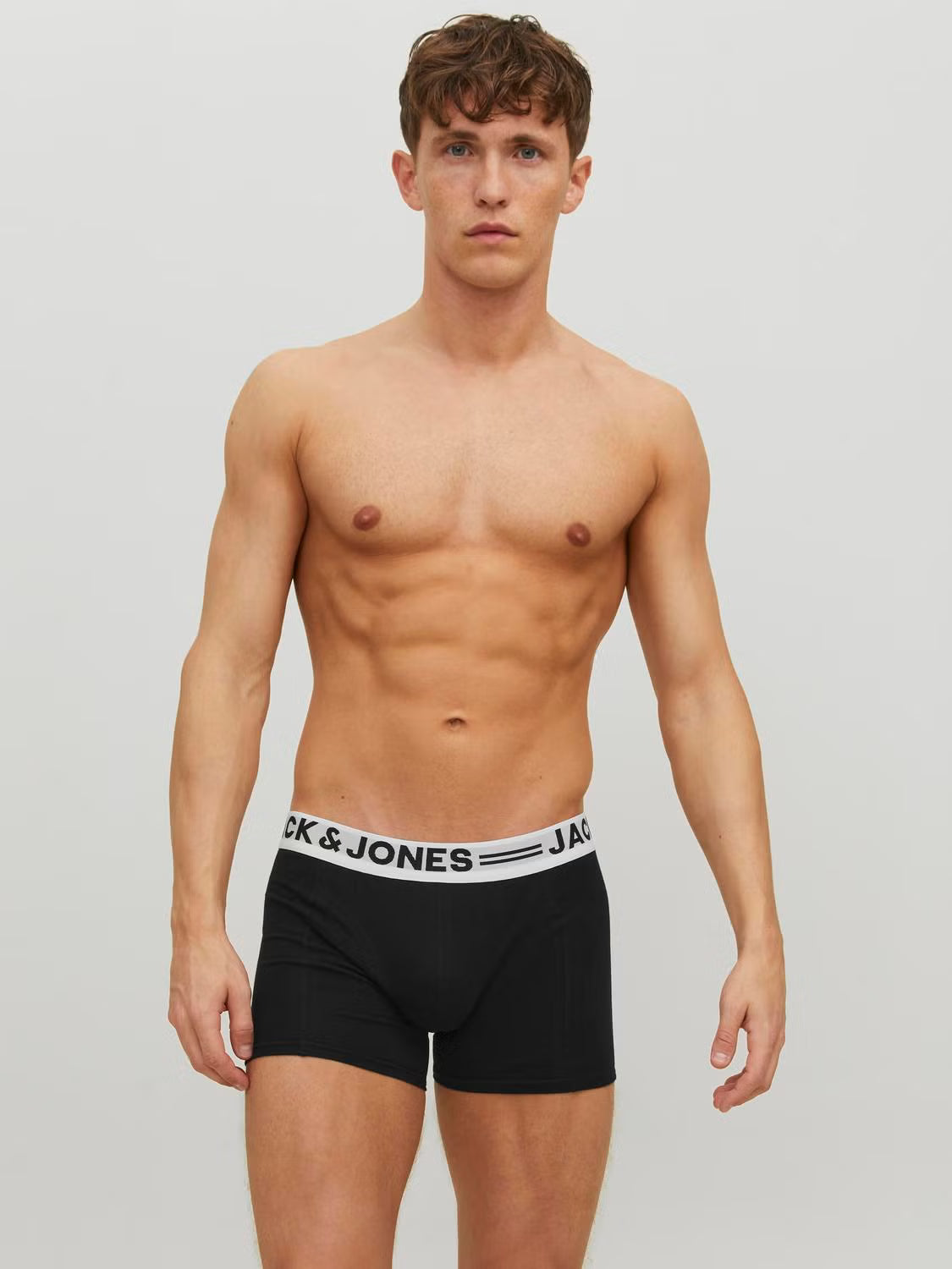 Jack&Jones Sense 3 Pack Boxer short - BLACK/WHITE