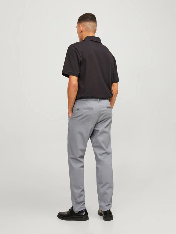 Jack & Jones Marco Slim Fit Low Rise Chino pants in LIGHT GREY