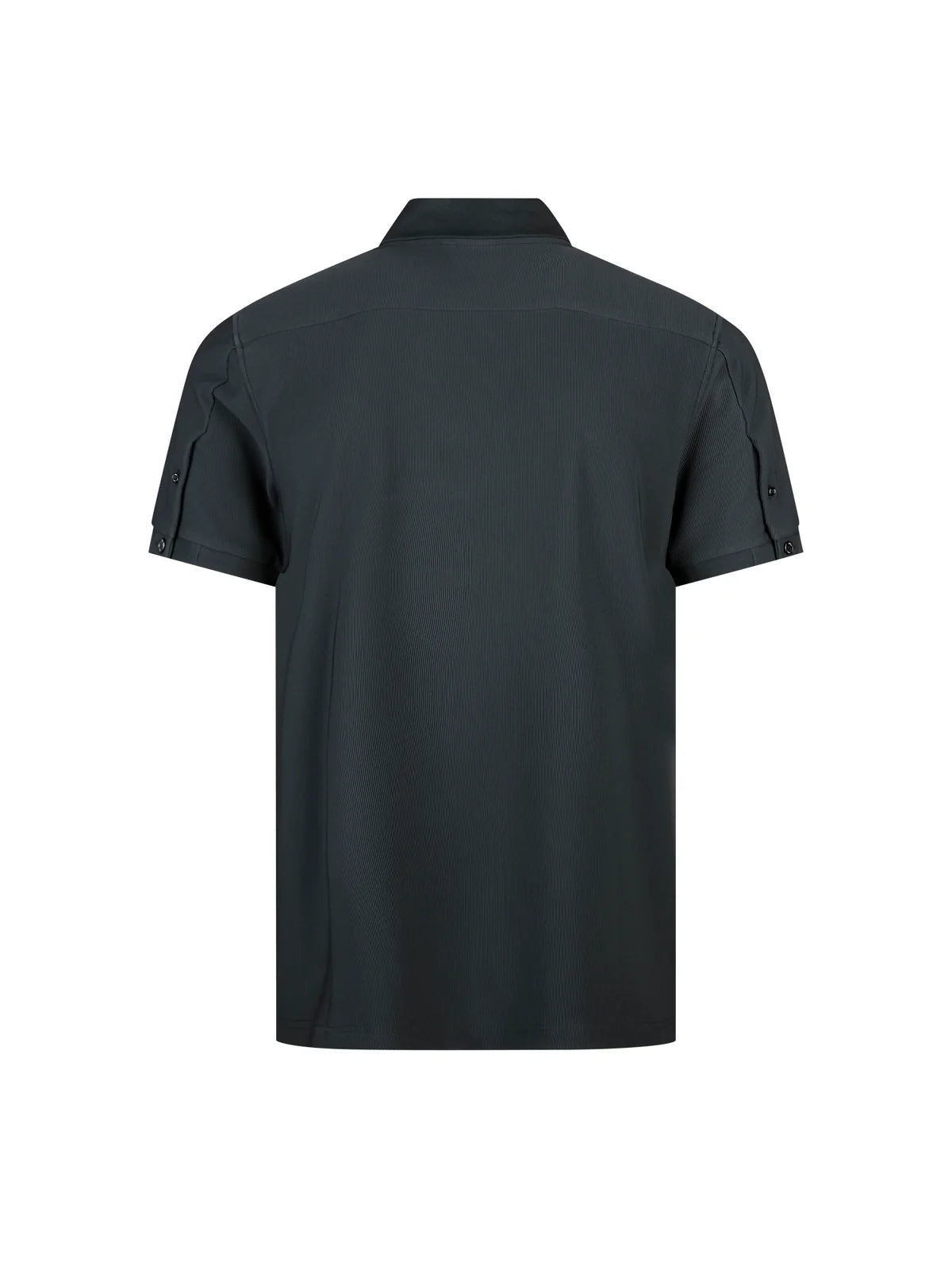 Luke Mainline penrith zip neck polo shirt - charcoal