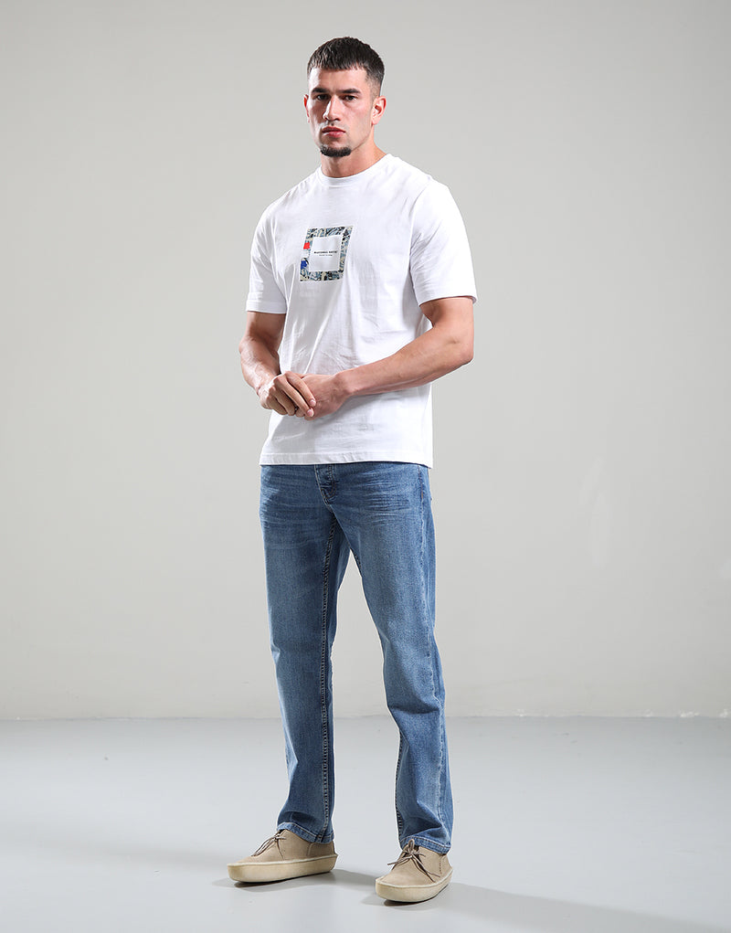 Marshall Artist Adored Box Logo T-Shirt // White
