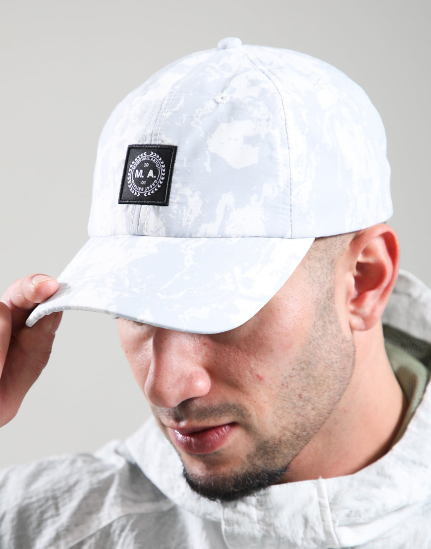 Marshall Artist Camo Woven Badge Cap White Camo