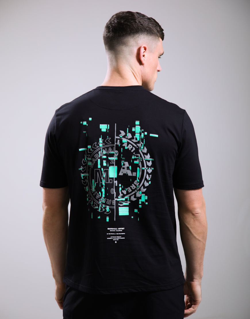 Marshall Artist GLITCH THEORY T-SHIRT // BLACK