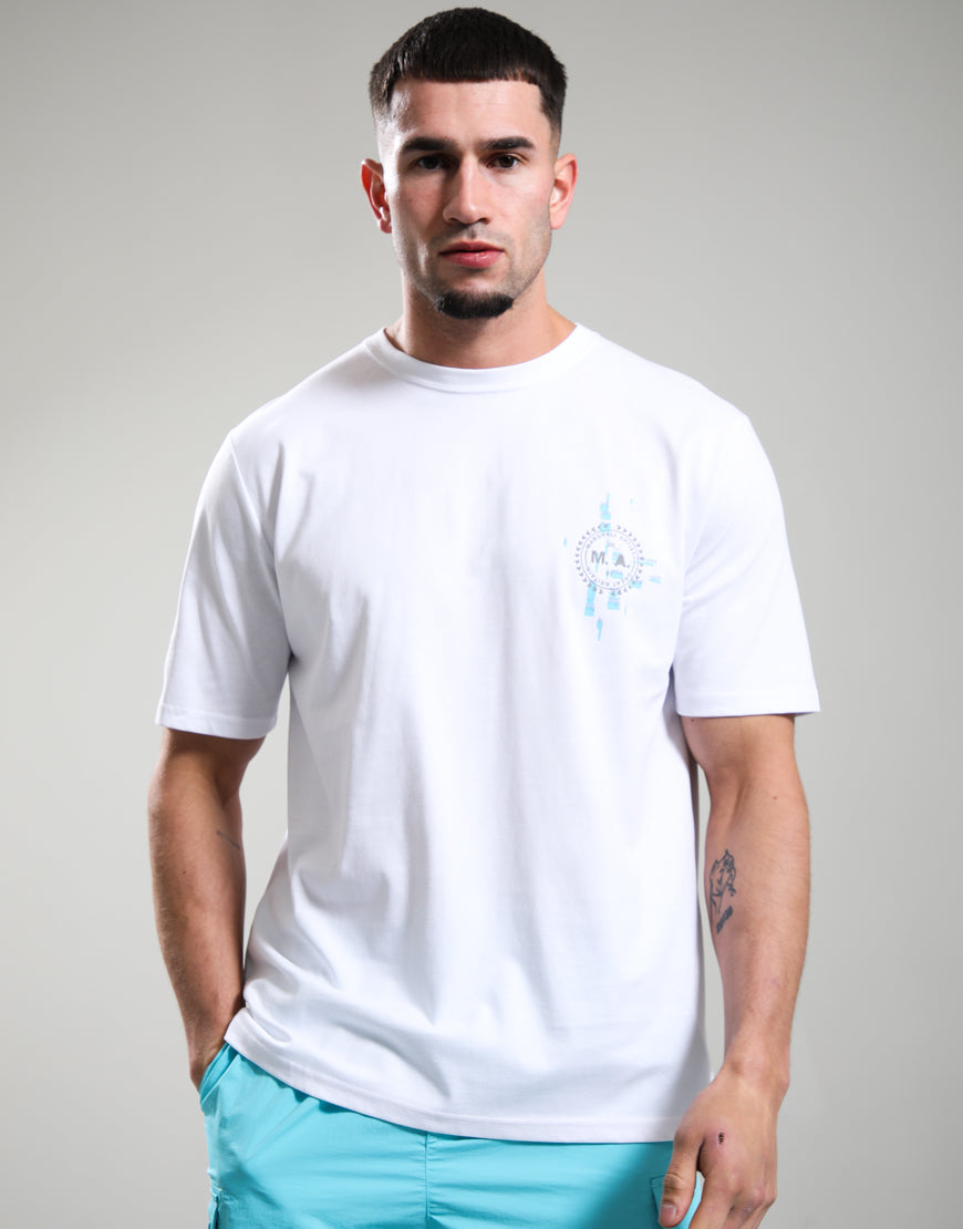 Marshall Artist GLITCH THEORY T-SHIRT // WHITE