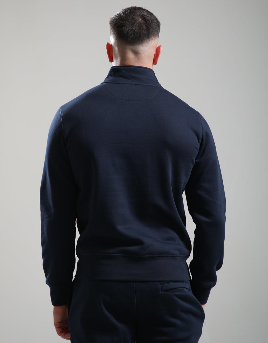 Marshall Artist Marchio 1/4 Zip Sweat Navy