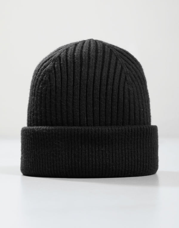 Marshall Artist Siren Cable Knit Beanie Hat - Black
