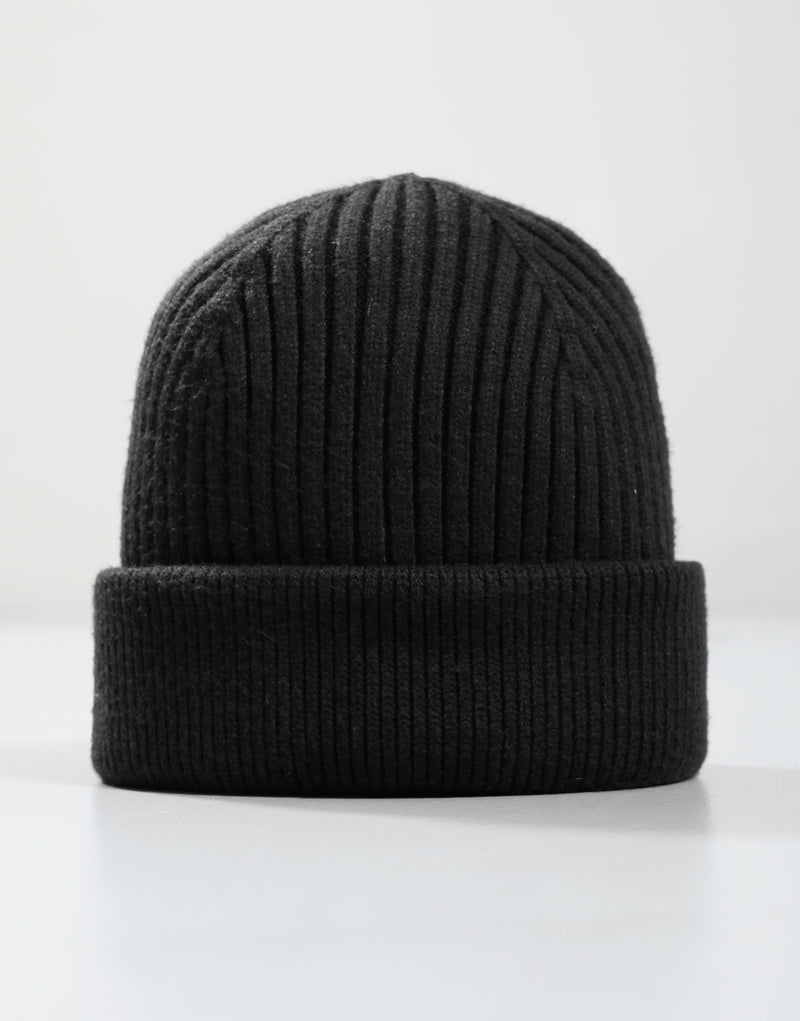 Marshall Artist Siren Cable Knit Beanie Hat - Black