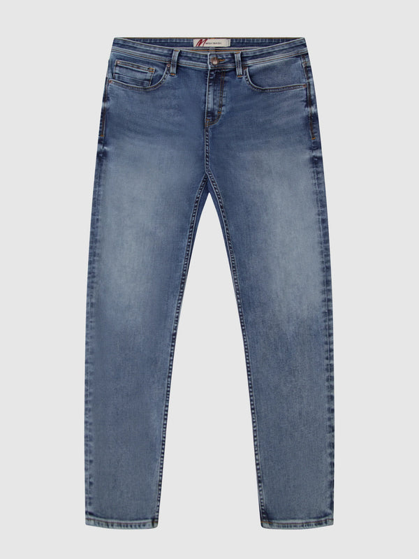 Mish Mash TAPERED FIT MIST LIGHT DENIM Jean