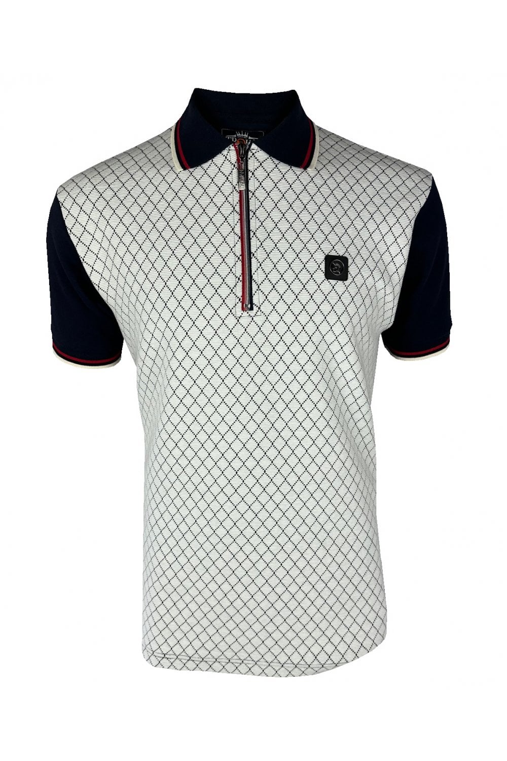 Trojan Ottoman Jacquard Panel Polo TR/9069