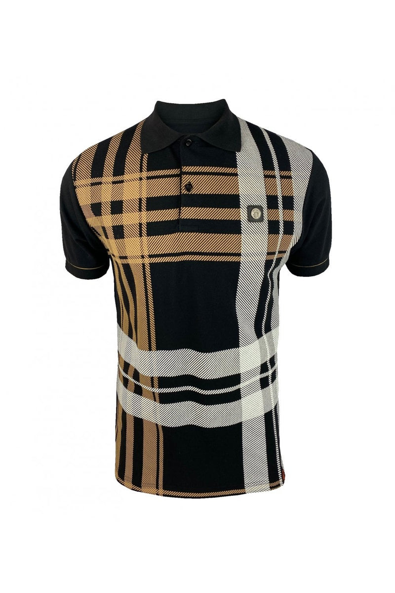 TROJAN Oversize Check Panel Polo TR/8821