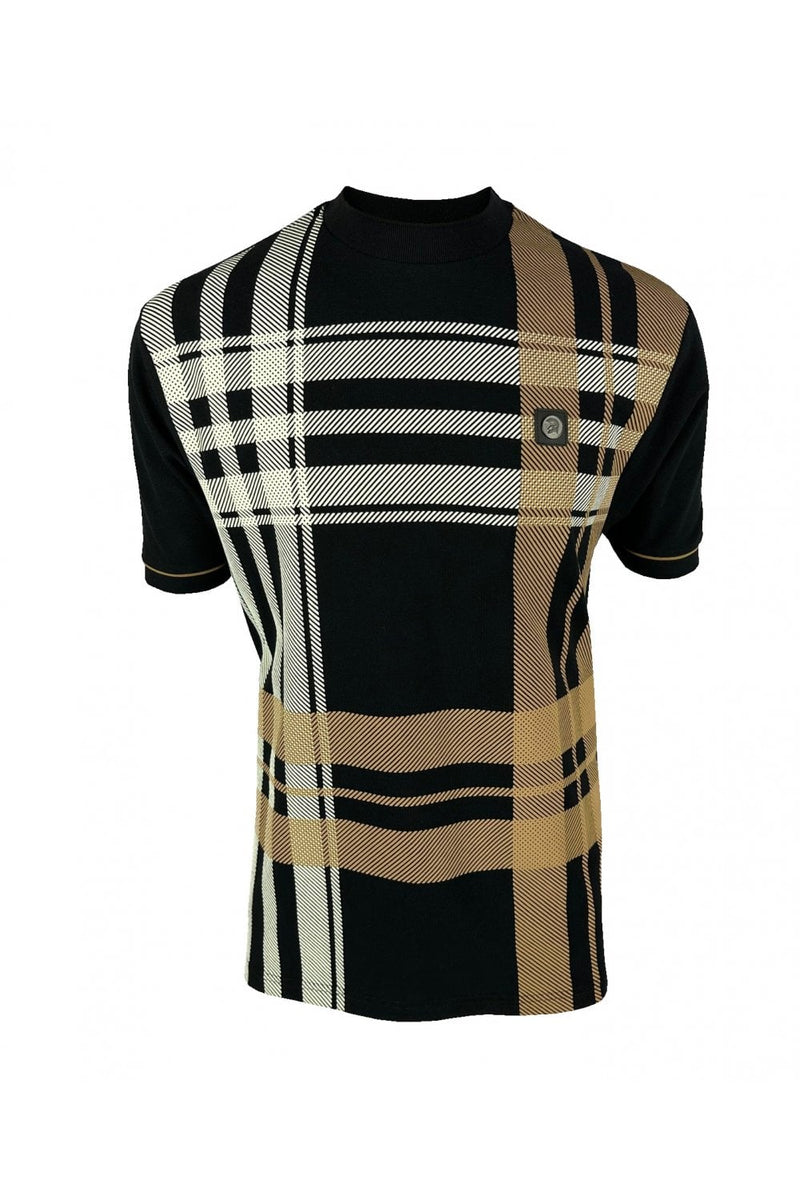 TROJAN Oversize Check Panel Tee TR/8830