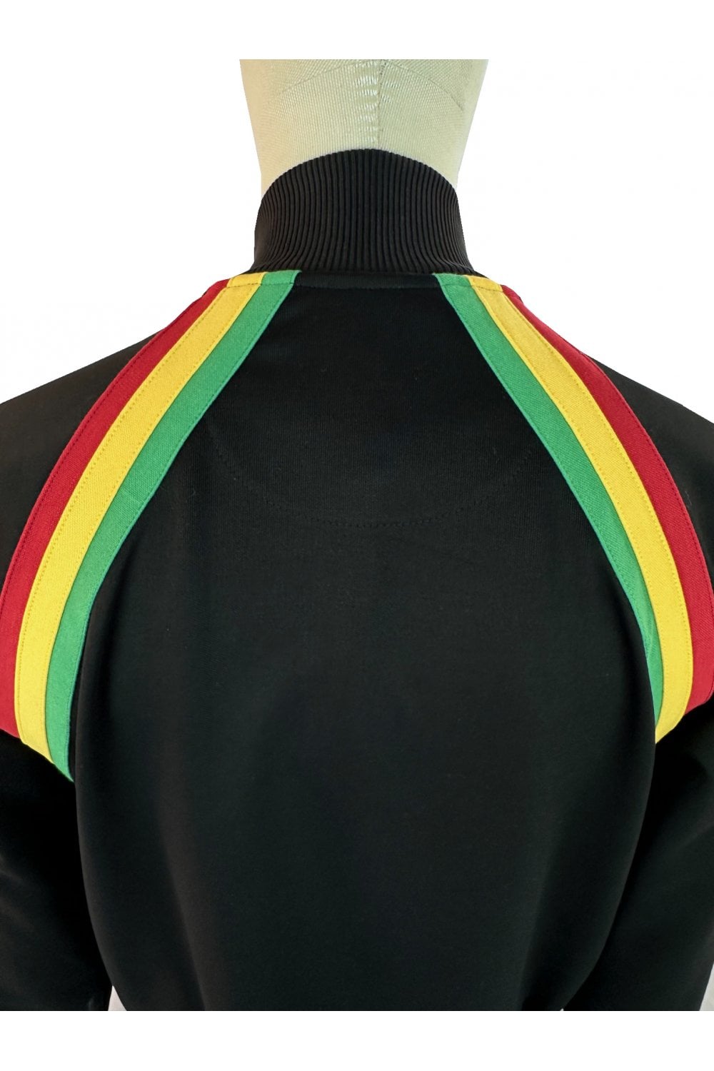 Trojan Raglan Taped Track Top TR/9053 - Black