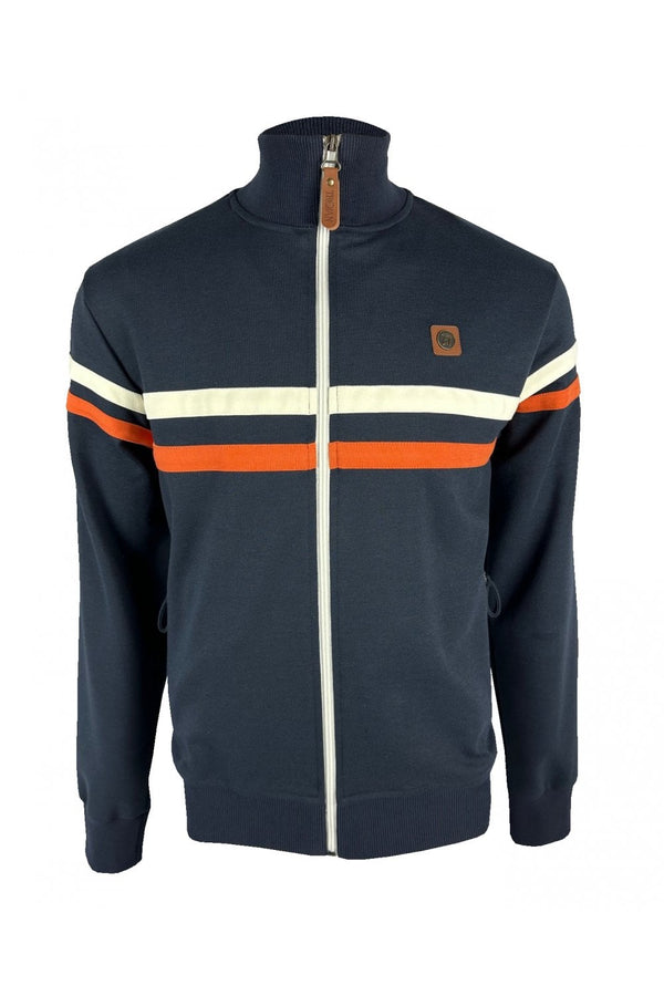 Trojan Twin Stripe Track Top TR8954 - NAVY