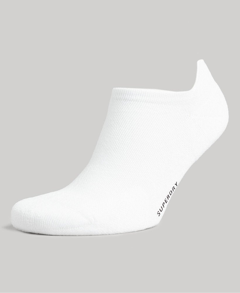 Superdry Unisex Organic Cotton Trainer Sock 3 Pack - OPTIC White