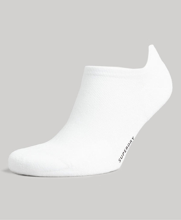 Superdry Unisex Organic Cotton Trainer Sock 3 Pack - OPTIC White