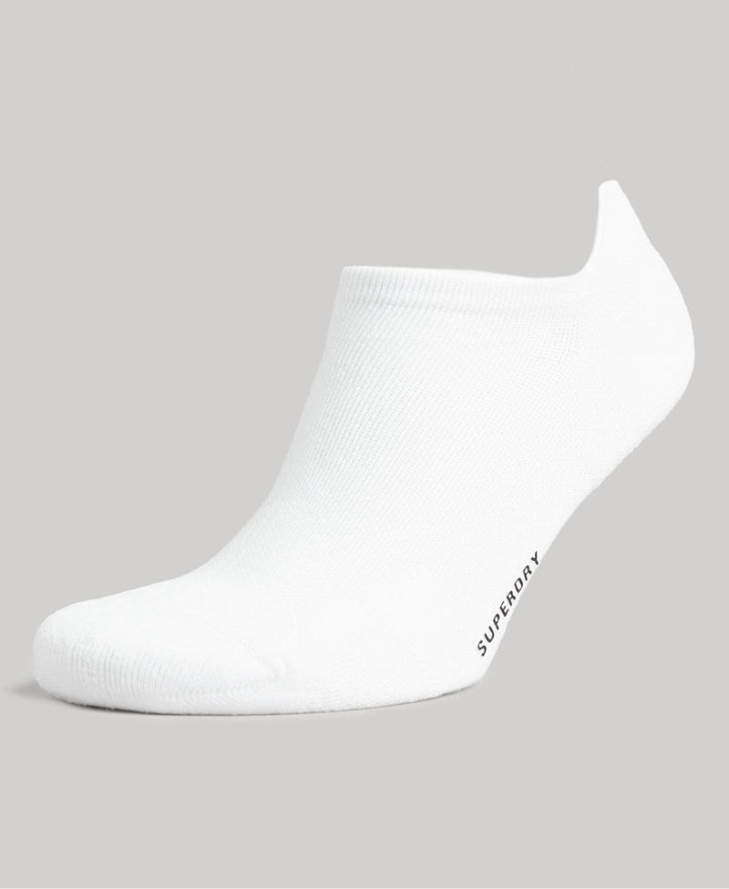 Superdry Unisex Organic Cotton Trainer Sock 3 Pack - OPTIC White