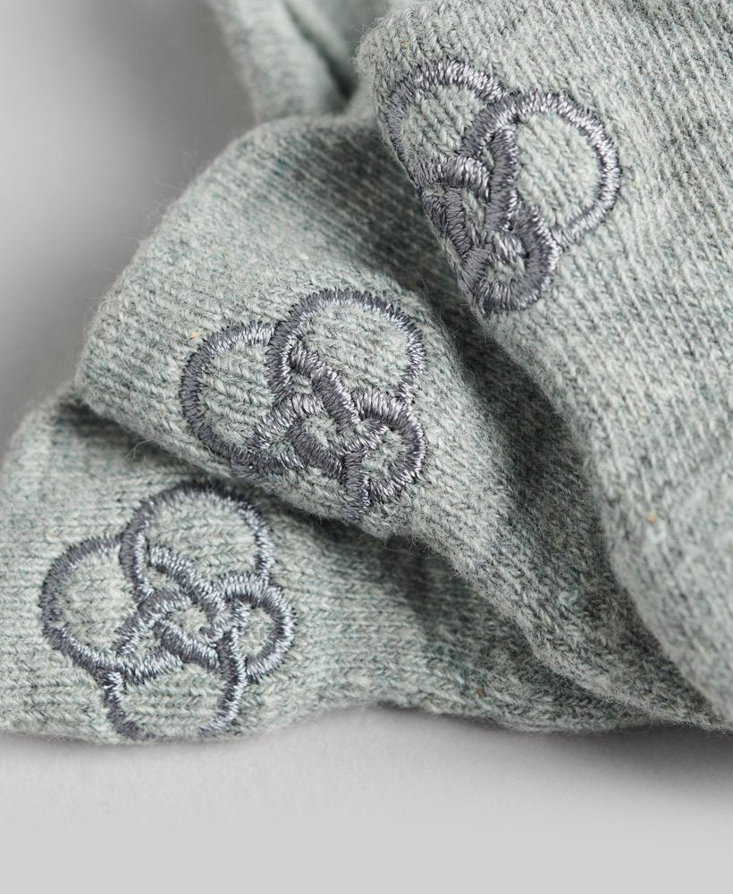 Superdry  Unisex Organic Cotton Trainer Sock 3 Pack - GREY MARL