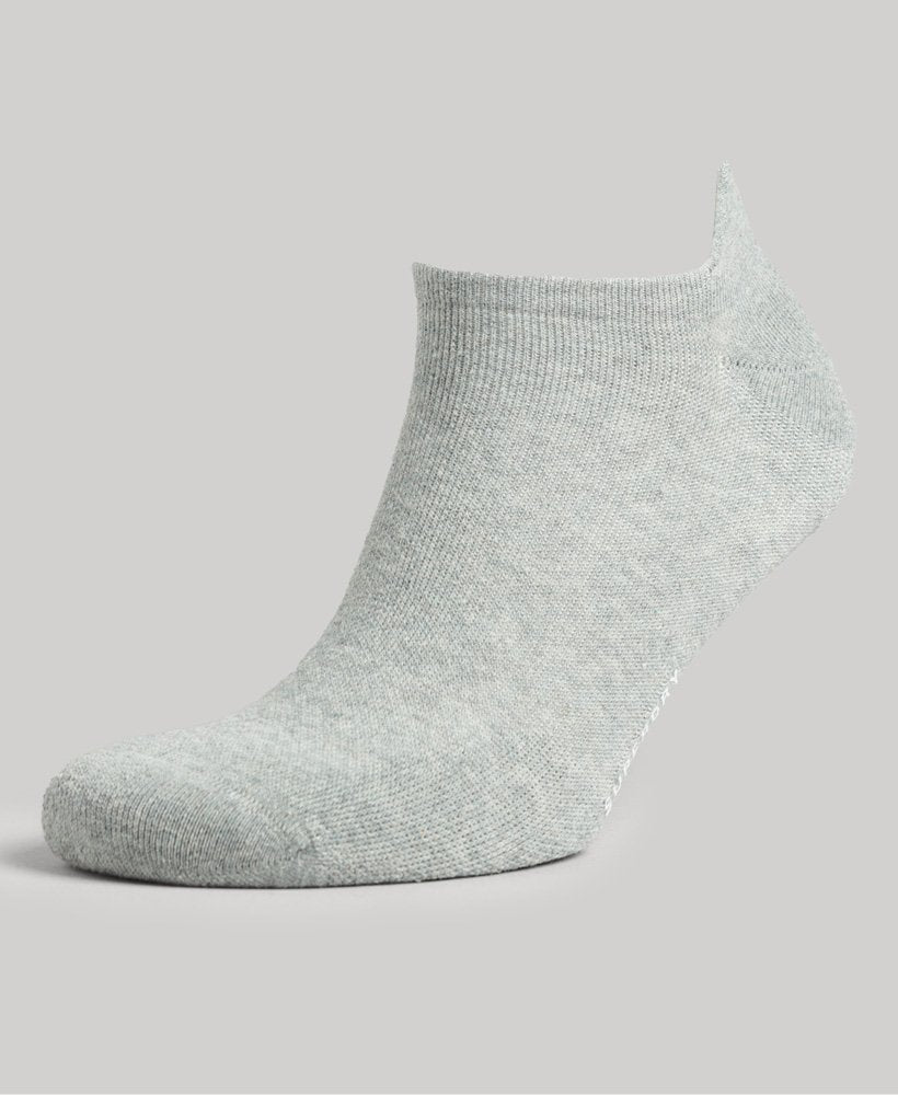 Superdry  Unisex Organic Cotton Trainer Sock 3 Pack - GREY MARL