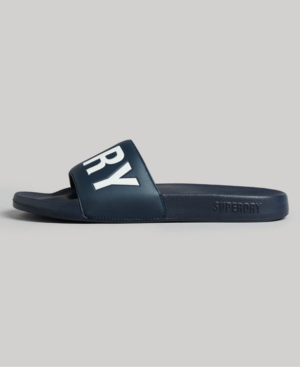 Superdry Code Core Pool Sliders - NAVY