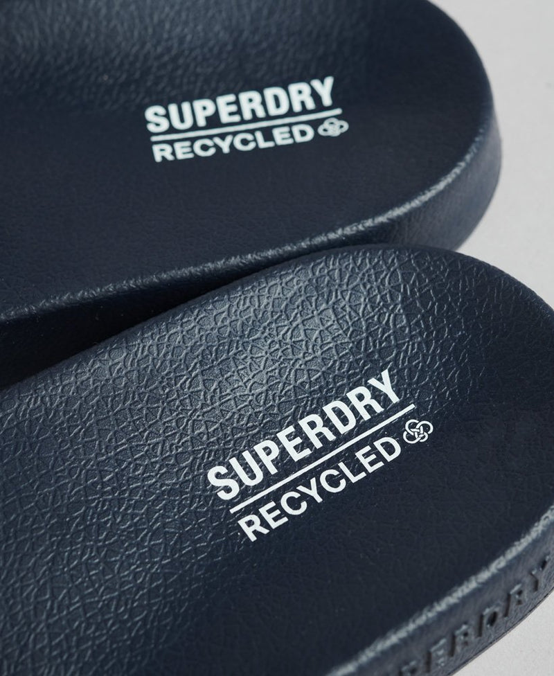 Superdry Code Core Pool Sliders - NAVY