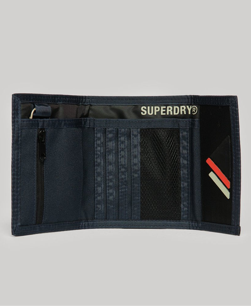 Superdry Tarp Tri-fold Wallet ECLIPES NAVY