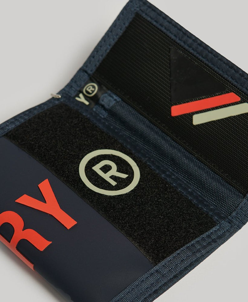 Superdry Tarp Tri-fold Wallet ECLIPES NAVY