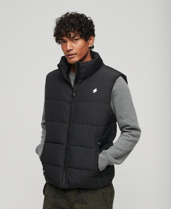 Superdry Sports Puffa Gilet BLACK