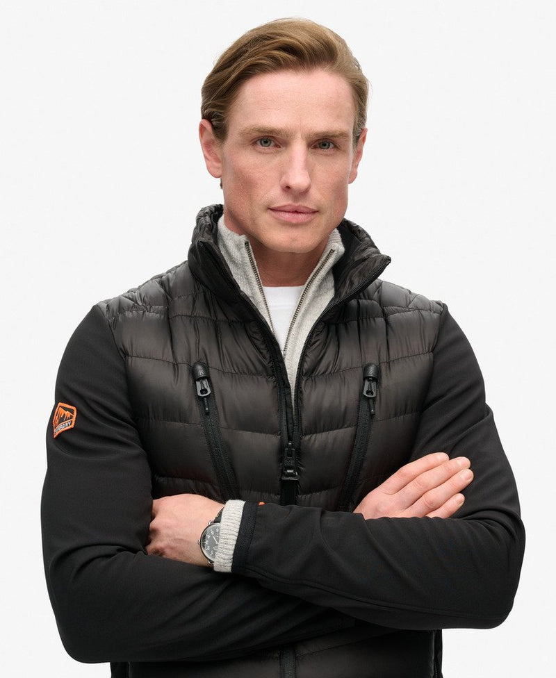 Superdry Storm Softshell Hybrid Jacket BLACK