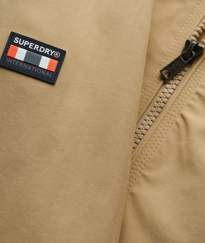 Superdry Nylon Harrington Jacket - CANYON BEIGE