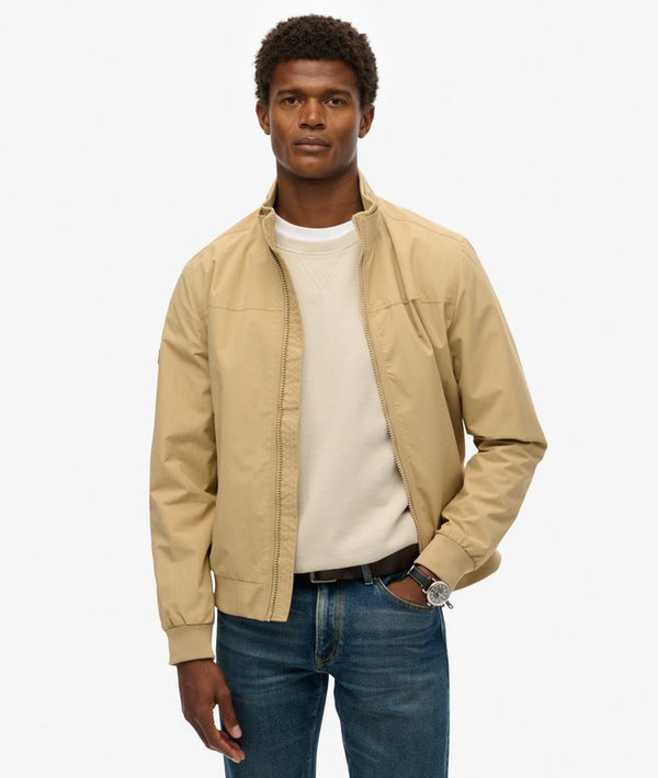 Superdry Nylon Harrington Jacket - CANYON BEIGE